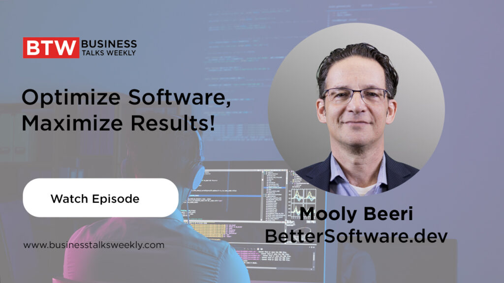 Mooly Beeri, the Founder & CEO of BetterSoftware.dev