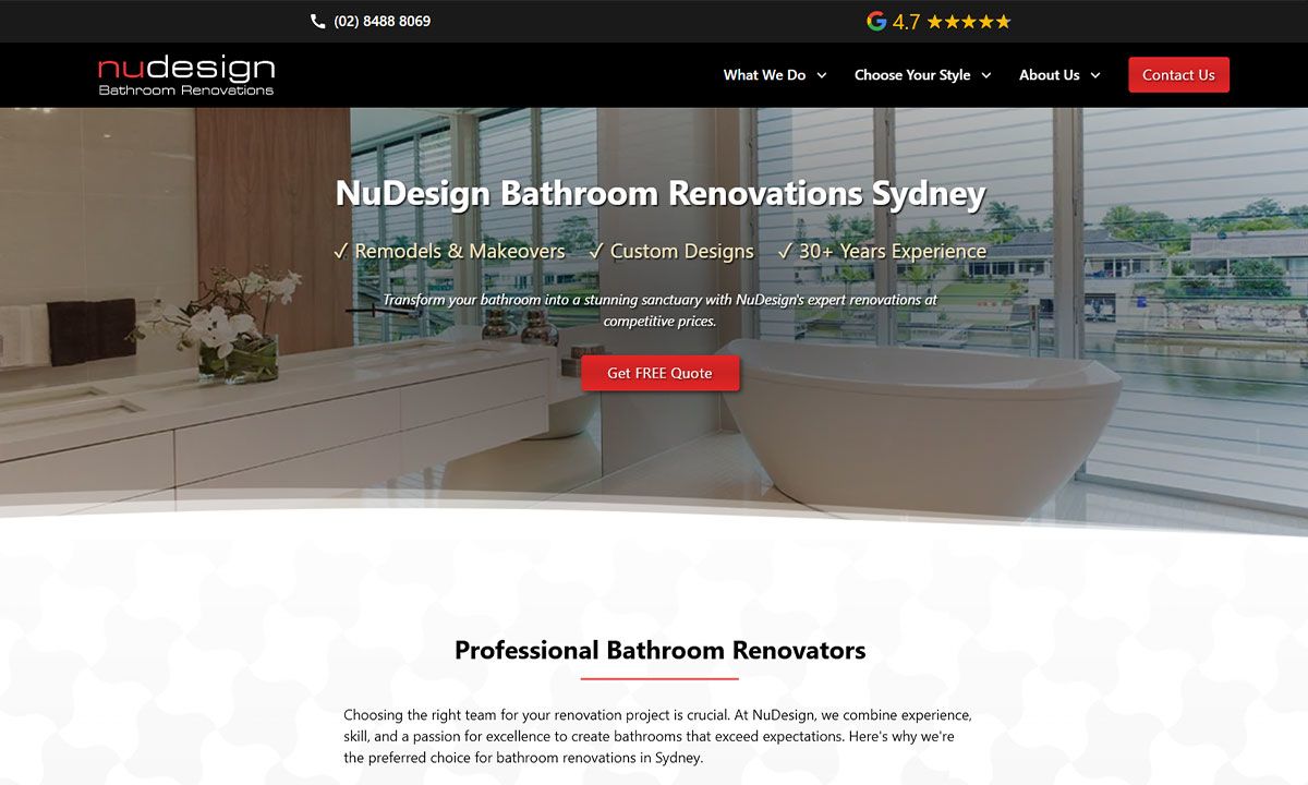 nudesignbathrooms.com