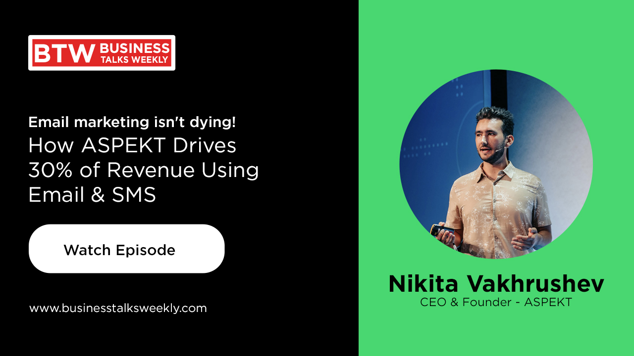 Nikita Vakhrushev - CEO & Founder of ASPEKT